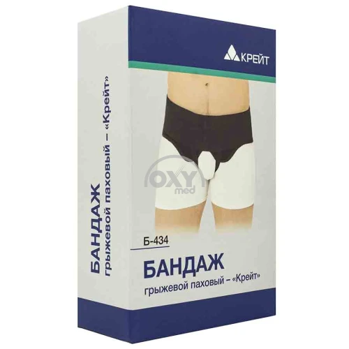 product-Бандаж грыжевой паховый Б-434 №5 "Крейт" черный